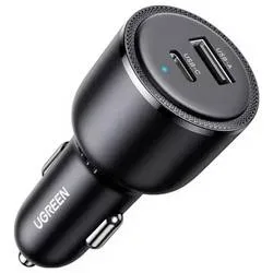 UGREEN Fast Car Charger 63W 2-Port 35023 1x USB-C, 1x USB-A