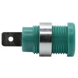 Mueller Electric BU-31610-5 Bananenbuchse Buchse Stift-Ø: 6.4 mm Grün 1 St. Piece