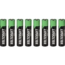 VOLTCRAFT Micro (AAA)-Akku Li-Ion 1250 mAh 1.5 V 8 St.