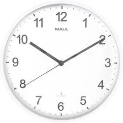 Maul 9054602 Funk Wanduhr 30.5 cm x 300 mm x 25 mm x 50 mm Weiß