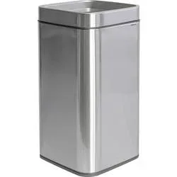 Maul 9502594 Mülleimer 25 l Edelstahl (B x H x T) 253 x 504 x 253 mm Schwarz, Silber 1 St.