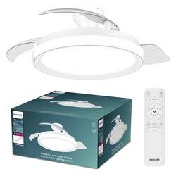 Philips LED Bliss Deckenventilator 28 W mit Fernbedienung, Dimmbar