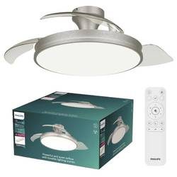 Philips LED Atlas Deckenventilator 28 W mit Fernbedienung, Dimmbar