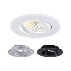 Paulmann 94944 Viona LED-Einbauleuchte 6 W Schwarz (matt), Weiß (matt), Chrom (matt)