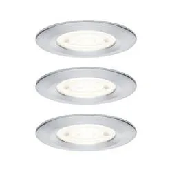 Paulmann 92309 Nova LED-Einbauleuchte GU10 4.9 W Aluminium (gedreht)