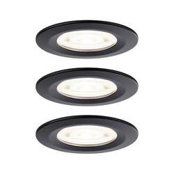 Paulmann 92311 Nova LED-Einbauleuchte LED GU10 4.9 W Schwarz (matt)