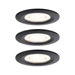 Paulmann 92311 Nova LED-Einbauleuchte LED GU10 4.9 W Schwarz (matt)