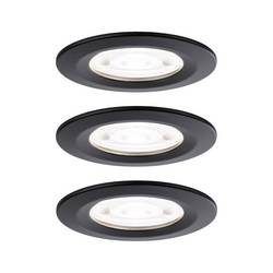 Paulmann 92339 Nova LED-Einbauleuchte GU10 4.9 W Schwarz (matt)