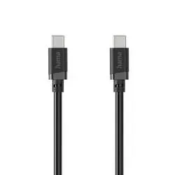 hama 00201819 Ladekabel, USB-C - USB-C, 60 W, 0,5 m, Schwarz