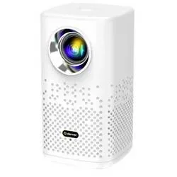 Denver Beamer PR-4700 LCD 150 ANSI-Lumen 2560 x 1440 WQHD Mini Beamer, Kurzdistanz, Akkubetrieben, Integrierter