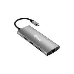 Equip USB-C® Dockingstation USB-C to 9 in 1 Multifunctional Adapte