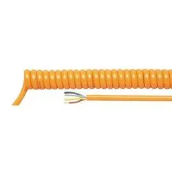 HELU 85442 Spiralkabel H07BQ-F 300 mm / 1200 mm 12 x 1.5 mm² Orange 1 St.