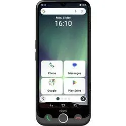 doro Aurora A30 graphit 6,1 128GB Senioren-Smartphone Schwarz