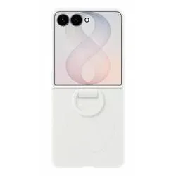 SAMSUNG Silicone Ring Magnet Case, Backcover, Samsung, Galaxy Z Flip8, Cream