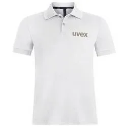 uvex 7071314 Poloshirt Kleider-Größe=3XL Weiß