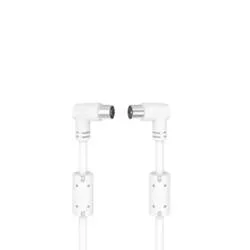 HAMA 00205057 - Antennen-Kabel (Weiss/Silber)