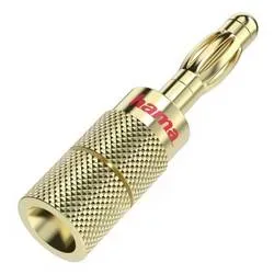 HAMA 00205201 - Audio-Lautsprecheradapter (Gold)