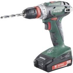 Metabo BS 18 Quick Akku-Bohrschrauber 18 V 2 Ah Li-Ion inkl. 2. Akku, inkl. Koffer