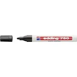 edding Lackmarker 750 Rundspitze 4 mm Schwarz