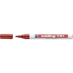 edding 751 Lackmarker Fein Rundspitze Rot
