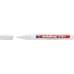 edding 751 Lackmarker Fein Rundspitze Weiß