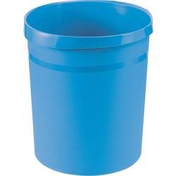 Papierkorb 18 l HAN Grip (Ø x H) 312 mm x 350 mm Hellblau 1 St.