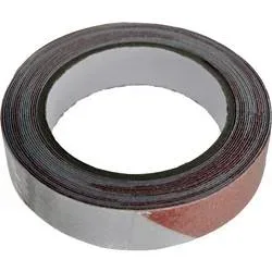 TOOLCRAFT ANST505M-RW Warnklebeband ANST505M-LG Rot, Weiß (L x B) 5 m x 50 mm 1 St.