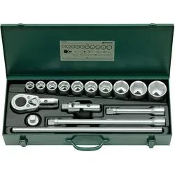 Stahlwille 55/10/6 Steckschlüsselsatz metrisch 3/4 (20 mm) 16teilig 96050104