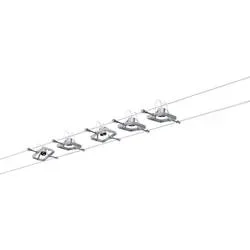 Paulmann MacII 94133 Seil-Komplettsystem GU5.3 50 W LED Chrom (matt)
