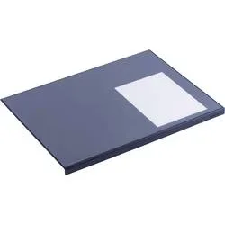 DURABLE Schreibunterlage Spezial Kunststoff mit Abdeckung DunkelBlau 65 x 52 cm