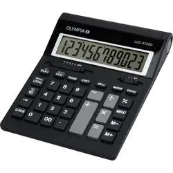 Olympia LCD 612 SD Tischrechner Schwarz Display (Stellen): 12 batteriebetrieben (B x H x T) 212 x 42 x 162 mm