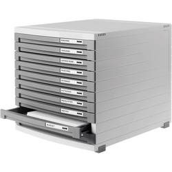 HAN Schubladenbox Contur 1510 Polystyrol Hellgrau, Grau 30 x 38,2 x 30,7 cm Geschlossene Schubladen