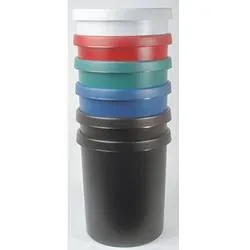 HELIT Papierkorb H6106295 schwarz 45lt