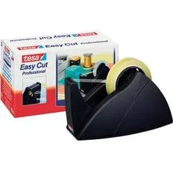 TESA Tischabroller EasyCut Prof. 574220000 schwarz, f&uuml;r 25mm Rollenbreite