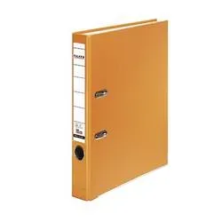 Falken PP-Color Ordner DIN A4 50 mm Orange 2 Ringe PP-Color Pappkarton