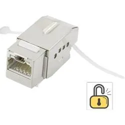 RJ45-Einbaumodul mit Verriegelungsfunktion Keystone CAT 6a Renkforce KSV10