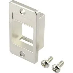 Renkforce RF-KS-RJ45T RJ45-Modulträger Keystone 1 St.