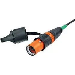 Neutrik NKO12M-L-0-5 Glasfaser LWL Anschlusskabel 5.00 m Schwarz, Orange [1x LC-Stecker - 1x offene Kabelenden]
