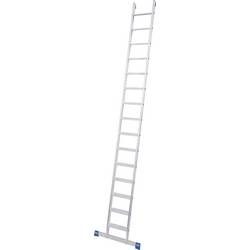 Stufen-Anlegeleiter, 15 Stufen, mit Traverse