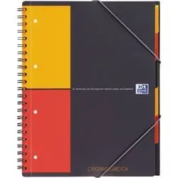 OXFORD International Projektbuch DIN A4 Kariert Spiralbindung PP (Polypropylen) Farbig sortiert 160 Seiten 80 Blatt