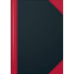 König & Ebhardt Notizbuch Kladde 865524301 kariert Schwarz-Rot Anzahl der Blätter: 96 DIN A5
