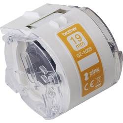 Brother - CZ-1003 Farbetikettenrolle - 19 mm, Weiss, 1 Stück