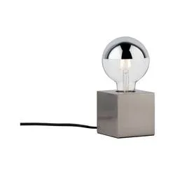 Paulmann Kura 79730 Tischlampe LED E27 20 W Edelstahl (gebürstet)