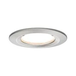 Paulmann Nova Bad-Einbauleuchte LED LED 6 W IP44 Eisen (gebürstet)