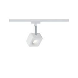 Paulmann Cube Hochvolt-Schienensystem-Leuchte URail LED fest eingebaut 8 W LED Weiß, Chrom