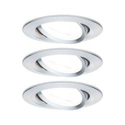Paulmann 93469 Einbauleuchte 3er Set LED GU10 19.5 W Aluminium