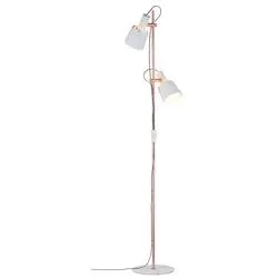 Paulmann Neordic Haldar 79660 Stehlampe LED E14 40 W Weiß, Kupfer matt