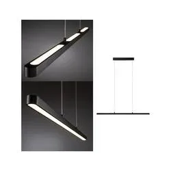 Paulmann Lento 79693 LED-Pendelleuchte LED LED fest eingebaut 37 W Schwarz (glänzend)