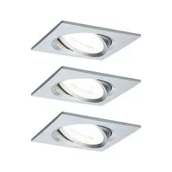 Paulmann 93492 Einbauleuchte 3er Set 18 W Aluminium (gedreht)