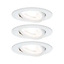 Paulmann 93431 Einbauleuchte 3er Set 19.5 W Weiß (matt)